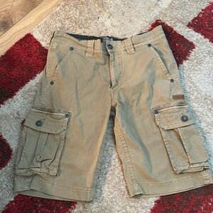 Men’s Affliction Khaki cargo shorts